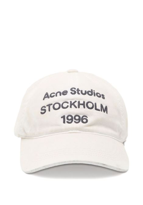 cappello logo unisex bianco ACNE STUDIOS | C40434DC6